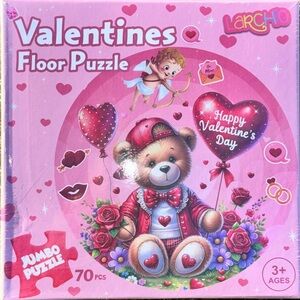 Kid’s Valentines Day Floor Puzzle Jumbo Puzzle  70pc